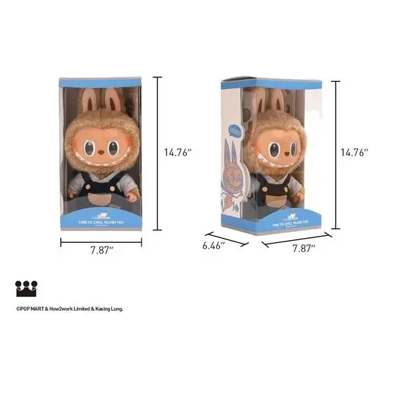 Labubu Time to Chill Pop Mart Plush Collectible Toy Authentic - Picture 10 of 12